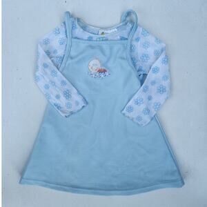 Sesame Street Dress Toddler Girls 3T Big Bird n Elmo VTG